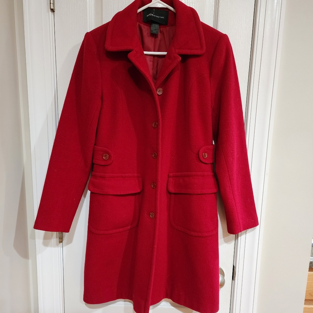 Moda International Wool Trench Coat